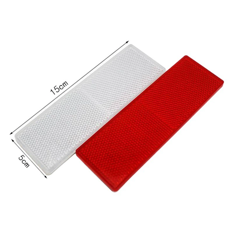 Грузовик отражатель автомобиль Светоотражающая пластина анти-столкновения наклейки пластиковый автомобиль ночь Светоотражающая полоса красный и белый отражатель