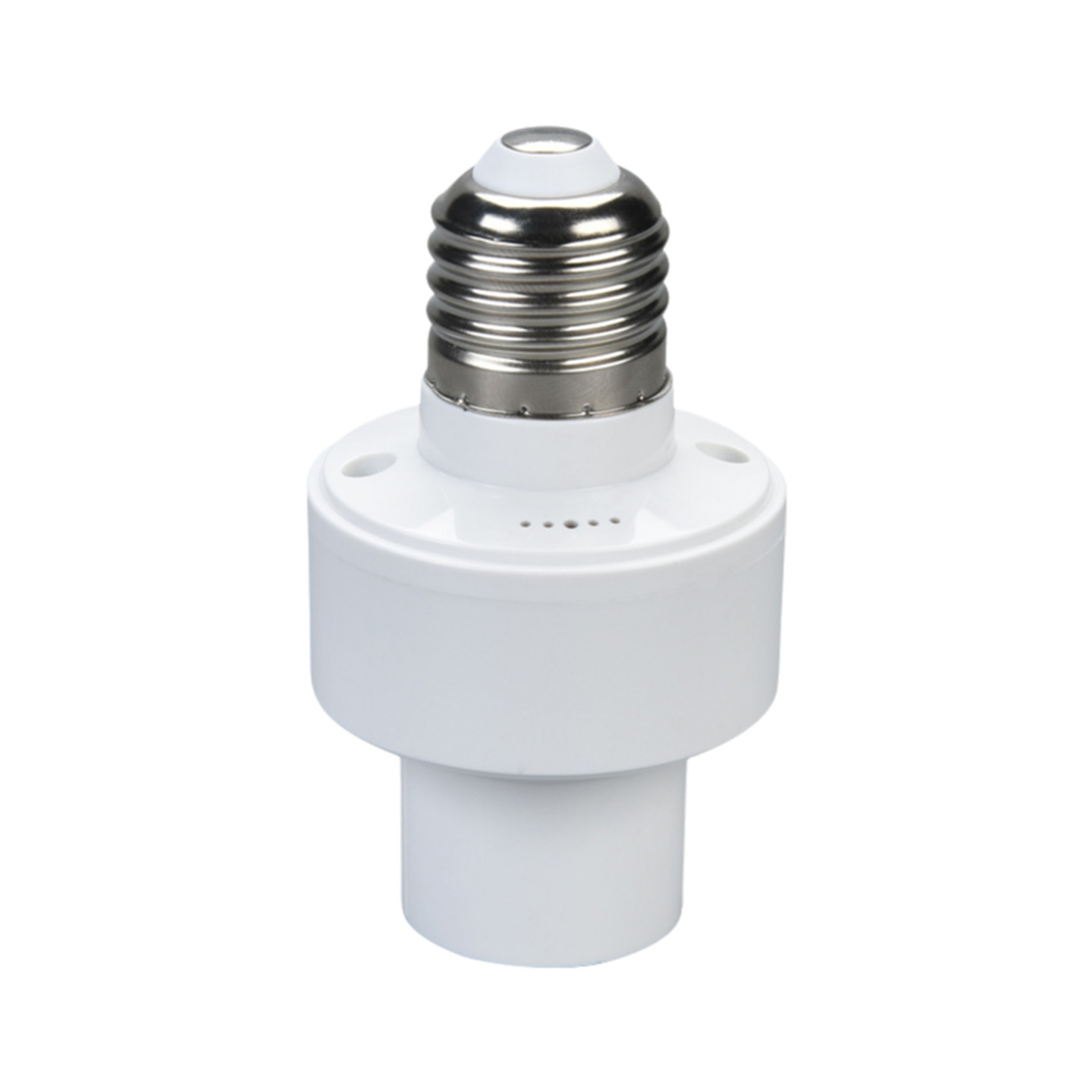 Cabeza de lámpara de inducción de espejo cruzado inteligente cuerpo humano infrarrojo sin cableado convertidor E27 corredor ajustable base de lámpara de radar de control de luz