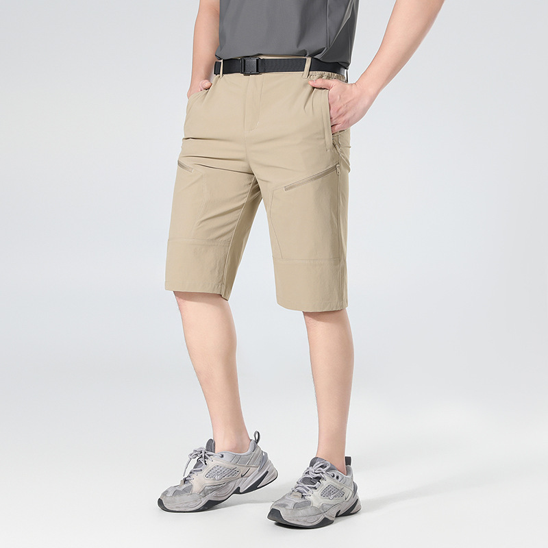 New Summer Elastic Quick-Drying Shorts for Men, Six-Point Pants, Sports Workwear Shorts, Thin Casual Shorts for Men New Summer Elastic Quick-Drying Shorts for Men, Six-Point Pants, Sports Workwear Shorts, Thin Casual Shorts for Men