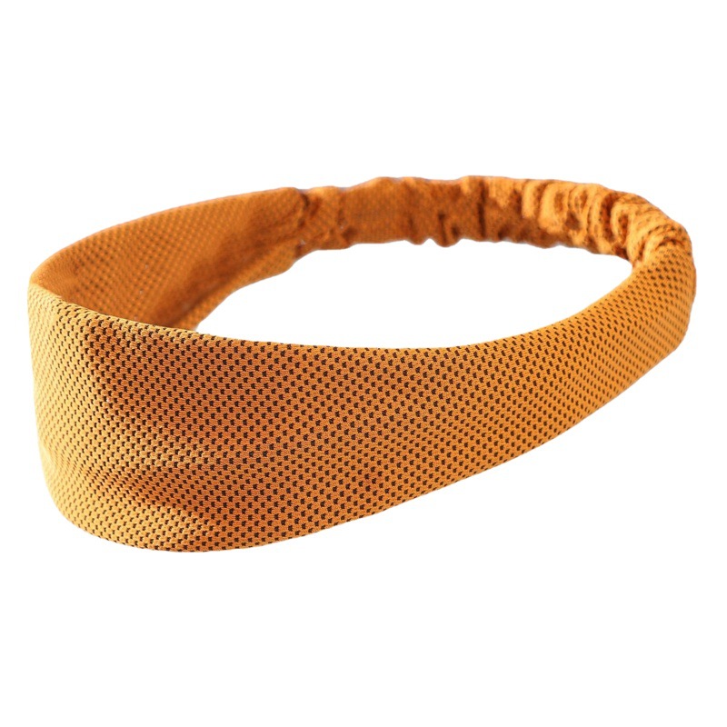 Sports Headband Men's Sweat-Absorbent Headband Women's Headband Turban Fitness Equipment Antiperspirant Wide Basketball Yoga Running Marathon