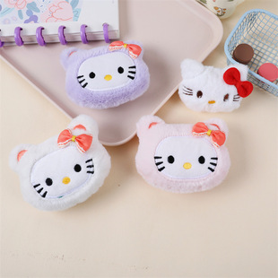 Cartoon Plush Doll Headgear Dress Kt Accessories Brooch Squeaky Pendant Bag Hanging Keychain Clothing Accessories