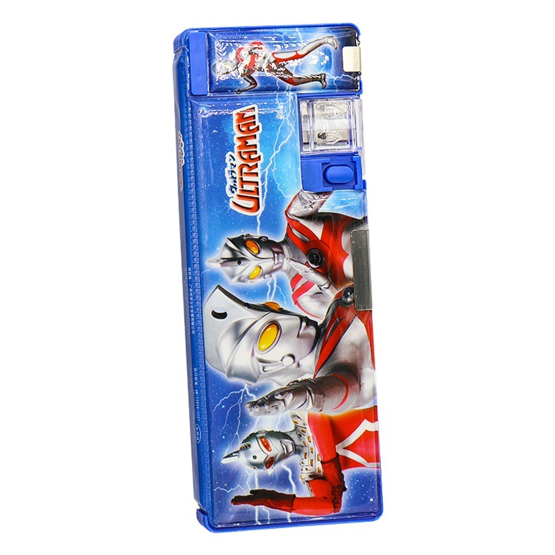 Estuche para lápices de gran capacidad para estudiantes de escuela primaria dibujos animados niño jardín de infantes caja de papelería de alto valor ins bolsa de lápices de nicho transfronterizo