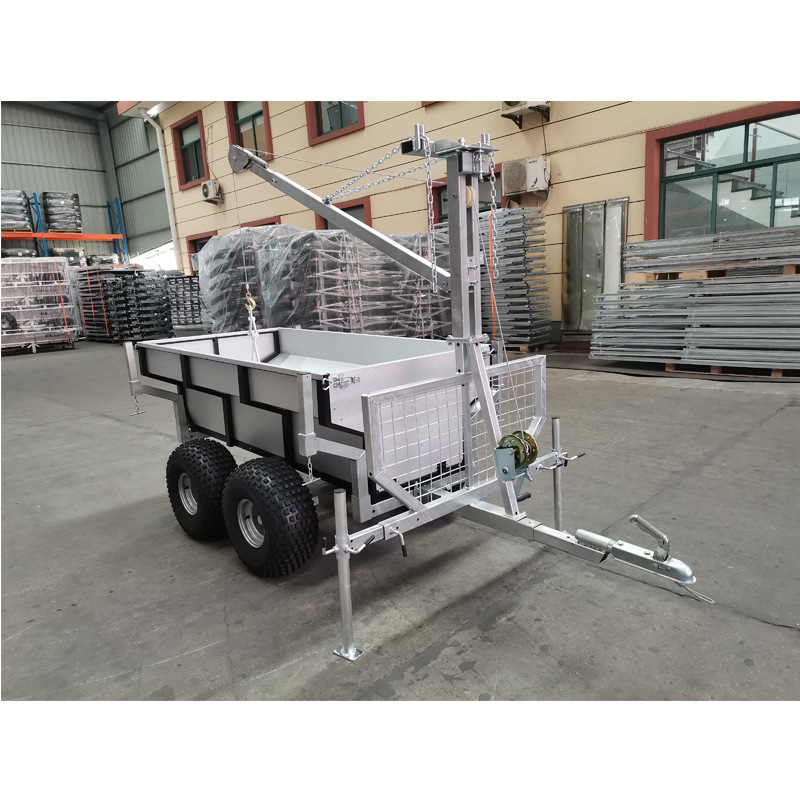 ATV拖车木头拖车户外拉木头拖车森林拖木头拖车