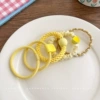 Yellow set, 5 pieces