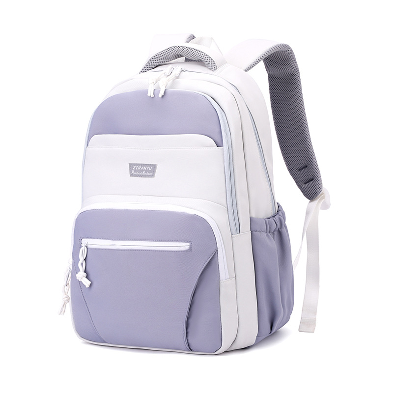 Mochila de pescado natural universitaria de mujeres simplista y hermosa gran capacidad mochila de alta calidad mayorista de alta calidad