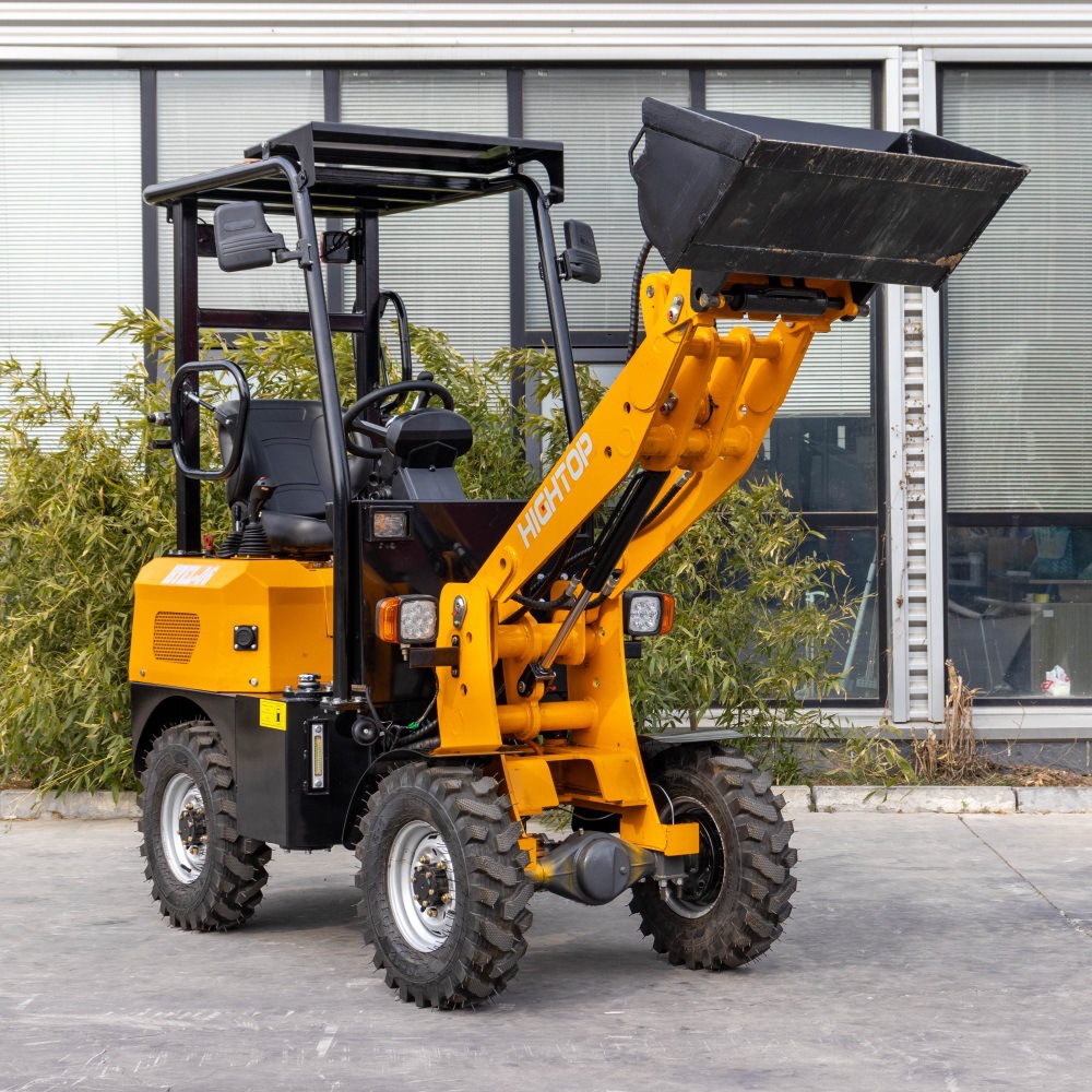 源头工厂电动四驱装载机 农用果园微型装载机 家用多功能小铲车