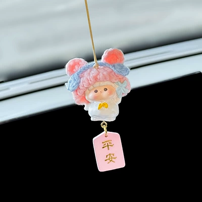 Cute for Women, Car hanging - pink-piglet-and-little-sheeppeaceful-car-ornament