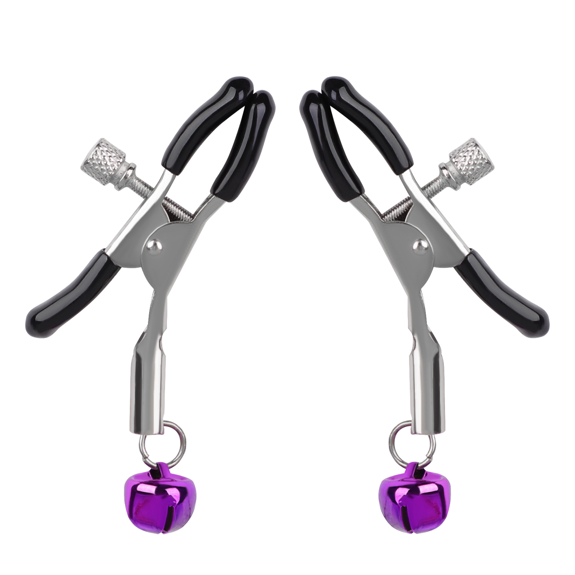 보라색 싱글 벨 클립