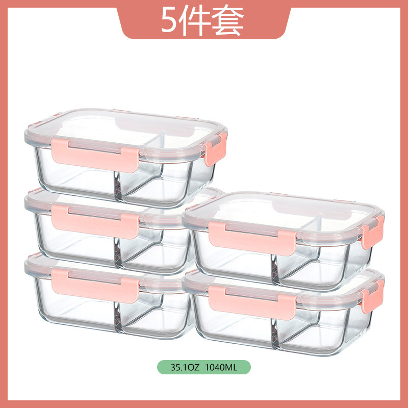 Juego de cinco piezas rosa