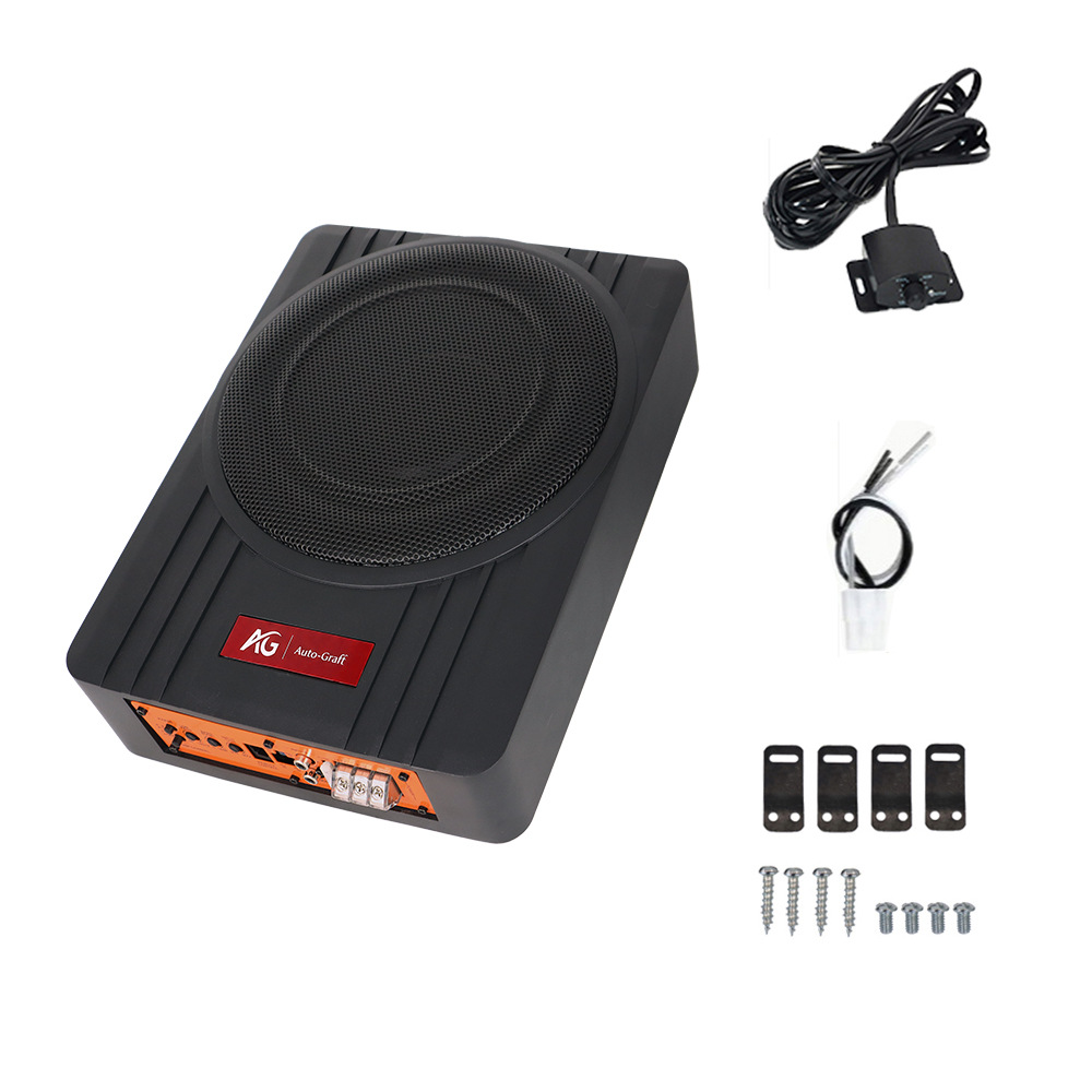 Heavy Bass Car Modified Audio System 10inch Aluminum Alloy Ultra-Thin Subwoofer 12V Car Mini Subwoofer Speaker Box