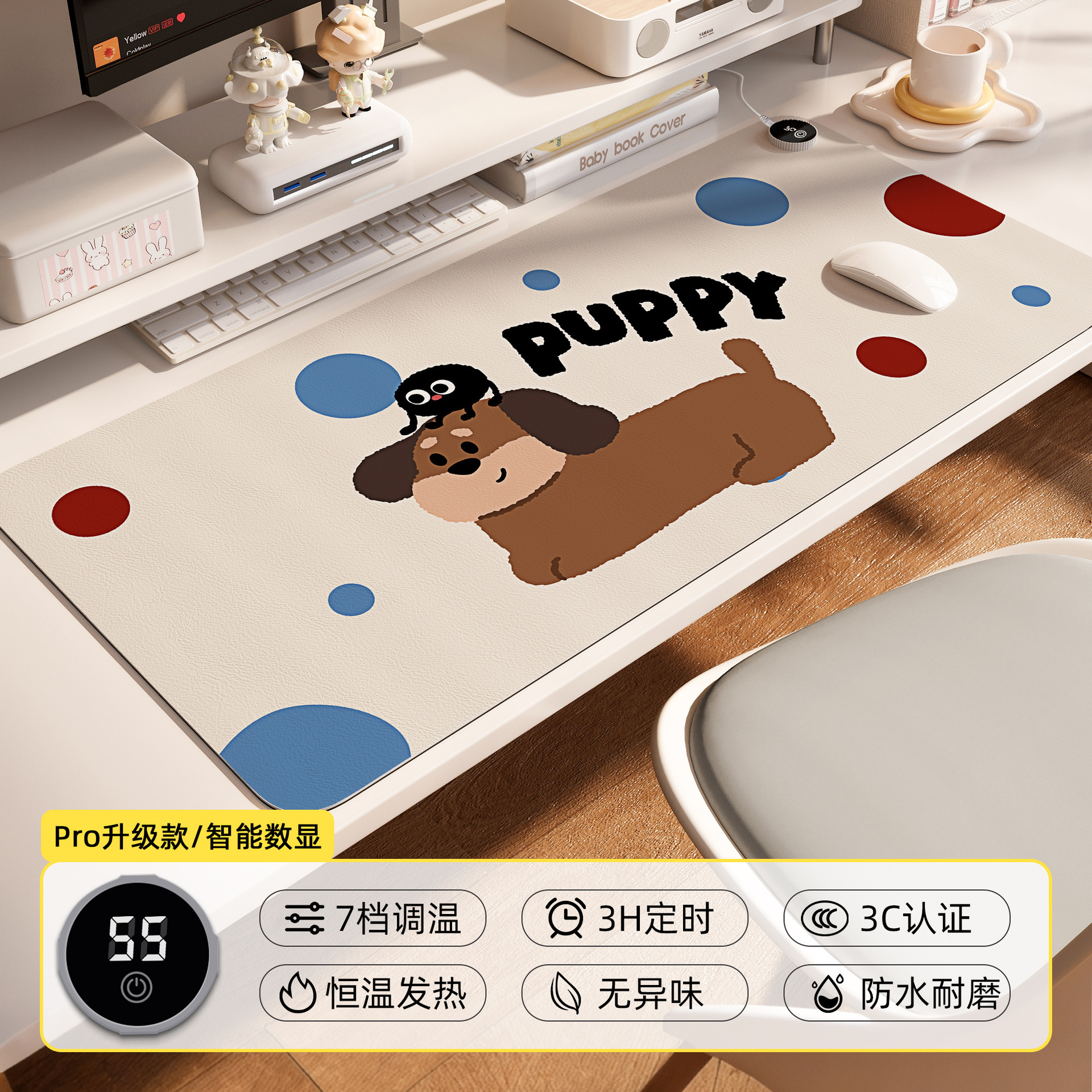 almohadilla de ratón de calefacción inteligente almohadilla de mesa caliente almohadilla de escritorio de computadora de oficina almohadilla de calefacción de escritorio de estudiantes almohadilla de mesa caliente almohadilla de calefacción