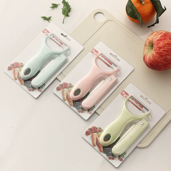 Fruit Knife Two-Piece Set, Peeling Knife, Peeling Knife, Multifunctional Foldableing Knife, Peeling Knife, Melon Peeler, Melon and Fruit Scraper