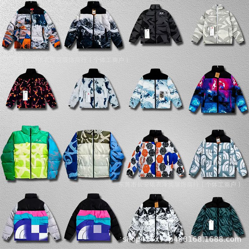 Winter North Face 1996 down Jacket Xx Sesame Street Collaboration 700 Fill Power Embroidered Unisex Puffer Jacket