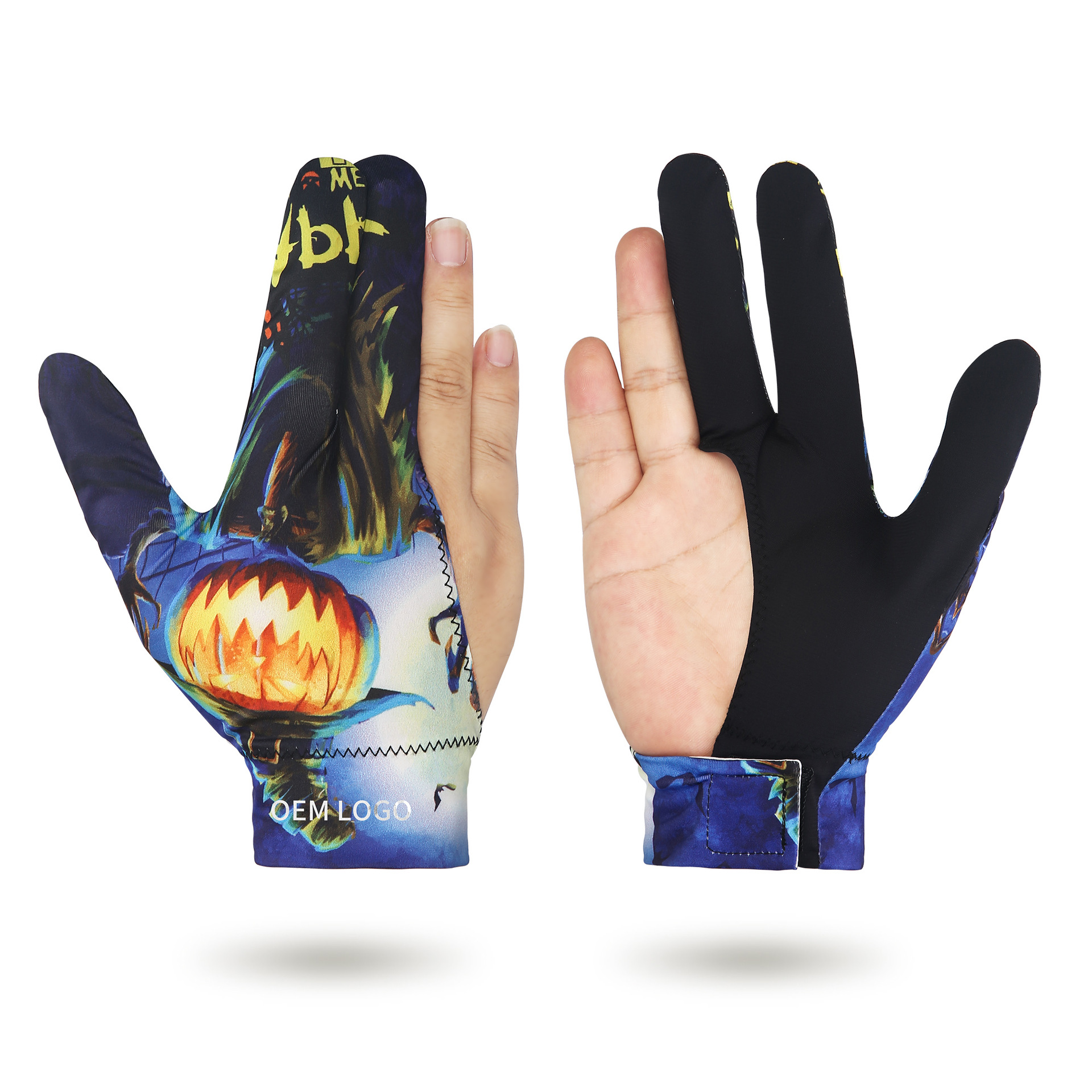 OEM LEGO台球手套三指手套男女露指左右手可戴桌球手套