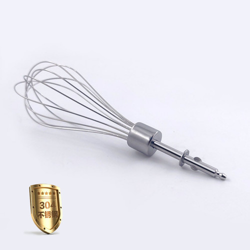 BG54 Wholesale Wireless Electric Egg Beater Accessories Stirring Rod 12-Line Egg Beating Rod Mixing Head 304 Stainless Steel Beater