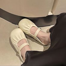 平底包头半拖鞋女外穿2024新款春夏法式高级感懒人一脚蹬穆勒鞋子