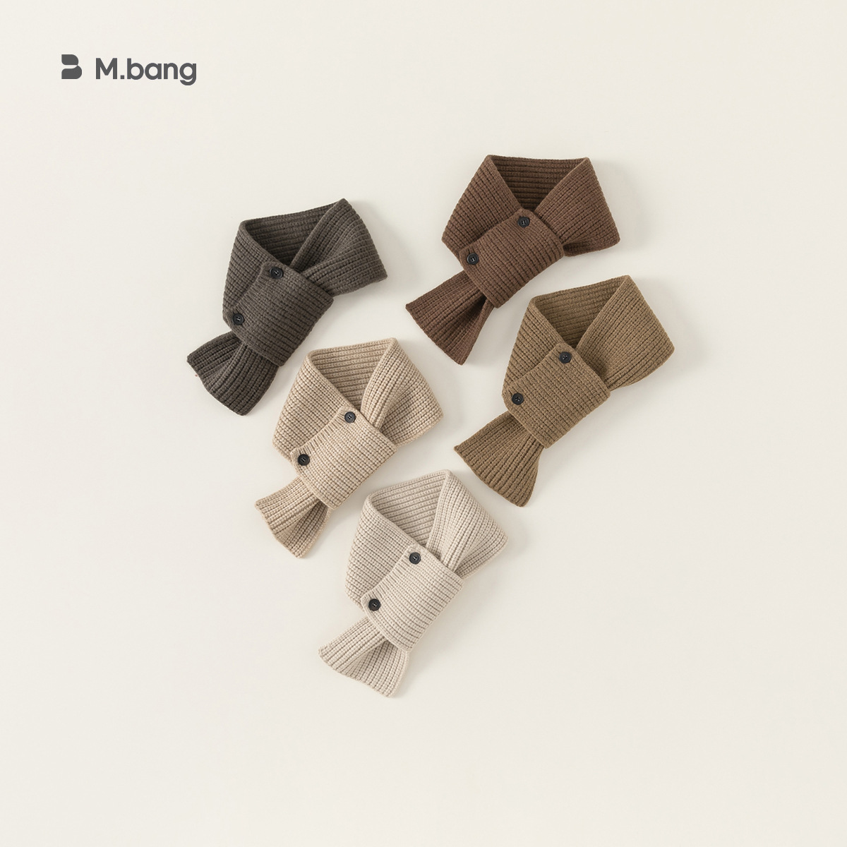 Otoño y invierno nuevo bufandas para niños varones bebés collar botones de invierno niñas hooded bufandas de punto caliente