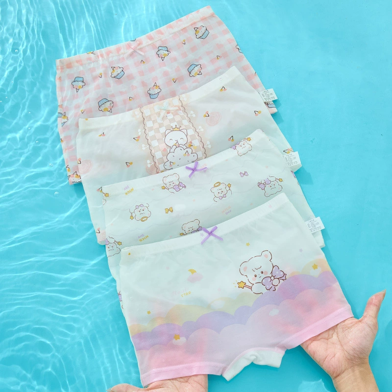 Children's underwear, silk thin summer shorts