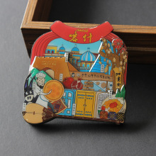 新疆天山城市冰箱贴雪域西藏拉萨乌鲁木齐喀什兰州创意旅游纪念品