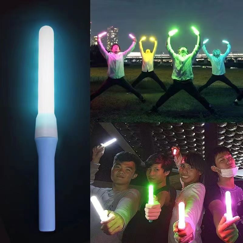 演唱会荧光棒单色应援高亮PL魔改棒光羽星wota艺舞蹈音乐节道具厂|undefined