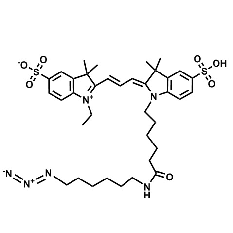 Sulfo Cy3(Et) C6-N3  CAS：1010386-58-9
