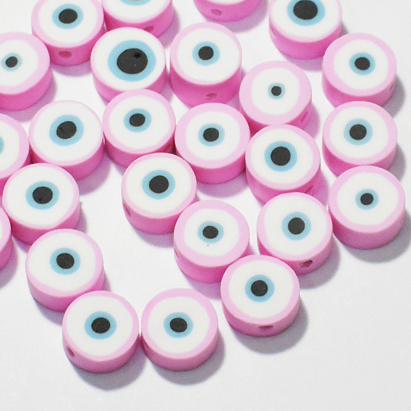 100 PCS/Package Soft Clay Eye Beads display picture 3