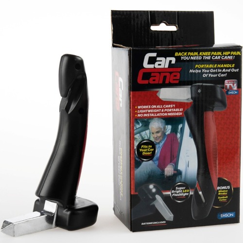 汽车扶手跨境爆品HOT四合一汽车多功能安全锤CAR CANE CAR HANDLE