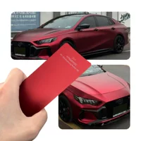 Оптовая трансграничная автомобильная ПЭТ-пленка с гальваническим покрытием Romanee, красная, меняющая цвет, защитная пленка, полная автомобильная пленка, меняющая цвет