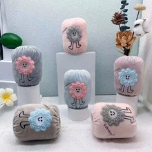 韩版可爱儿童绒布秋冬季0-8岁宝宝生活防污男女童护袖保暖袖套潮