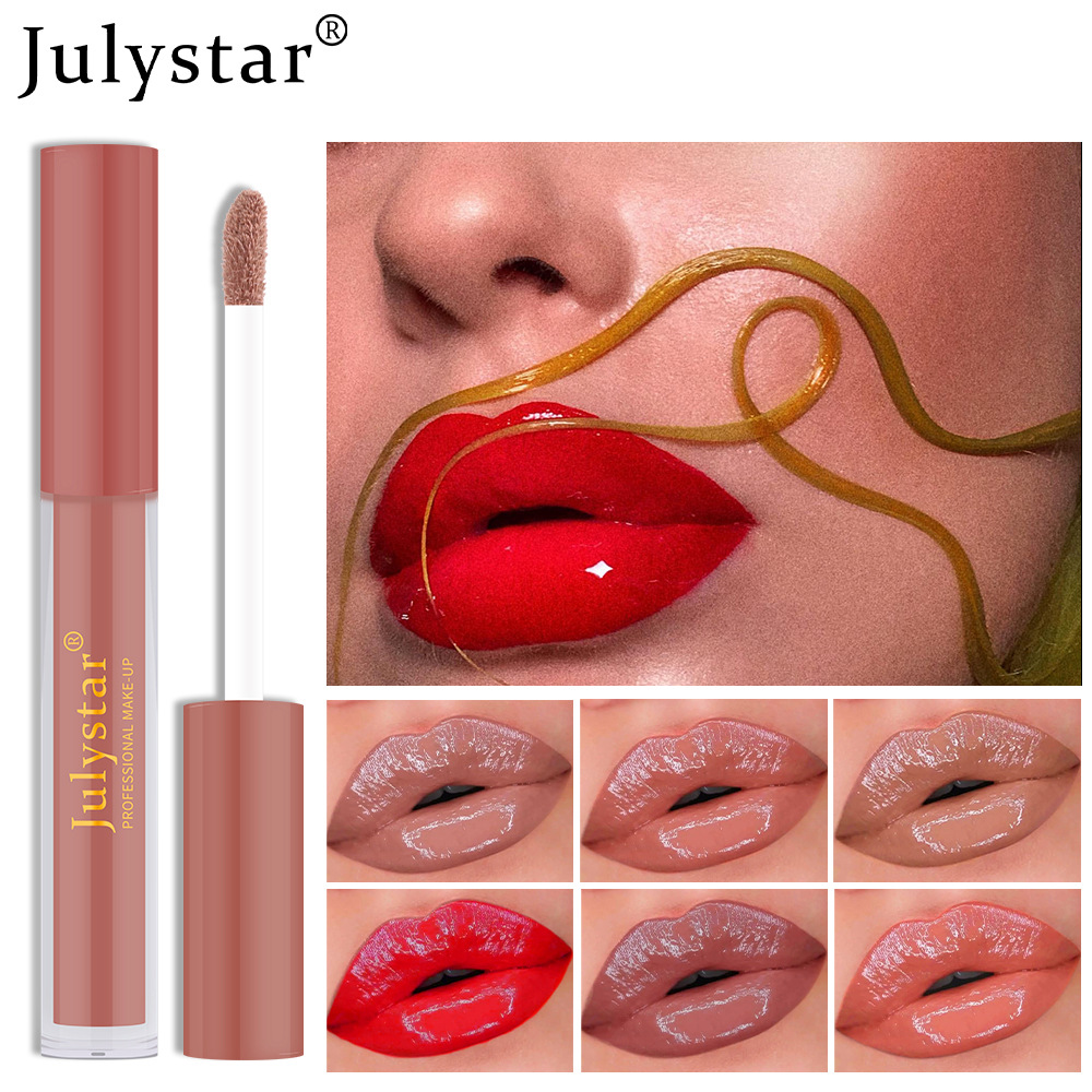 La superficie a specchio di Julystar fornisce un'idratazione di lunga durata senza sbiadire il lucidalabbra_voghion.com