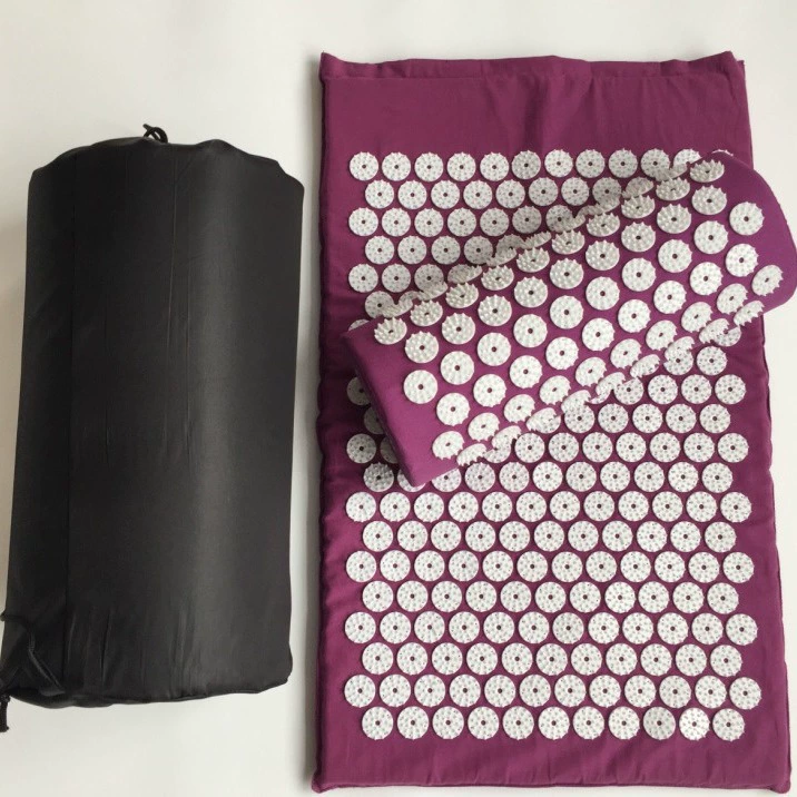 Круглый коврик для иглоукалывания с пряжкой Коврик для йоги Подушка для иглоукалывания с круглой пряжкой Коврик для иглоукалывания 3 шт. Набор иглоукалывания cu