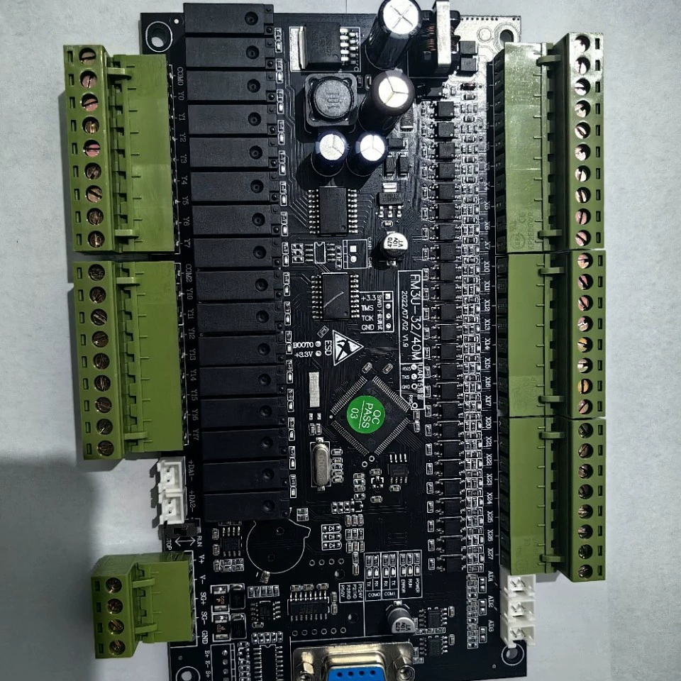 Внутренняя промышленная плата управления FX3U-40MR поддерживает 485 и 232.