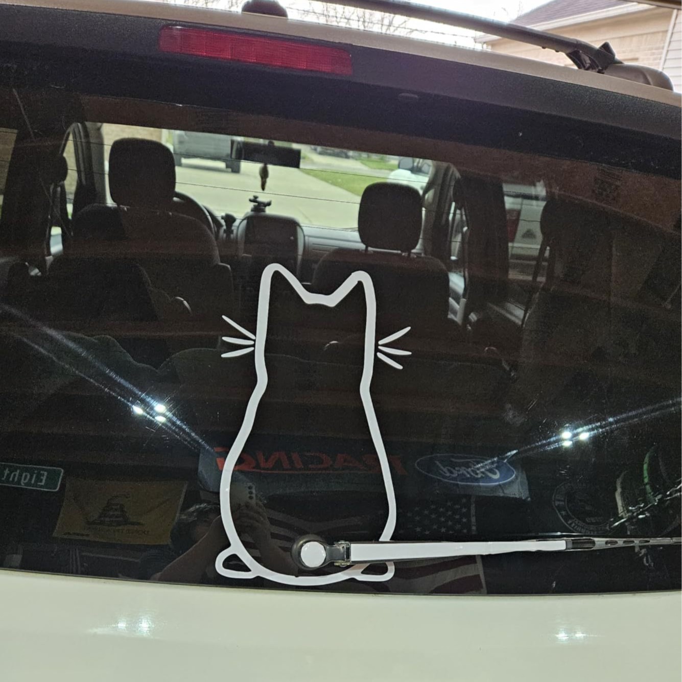 Cute glass compatible sticker