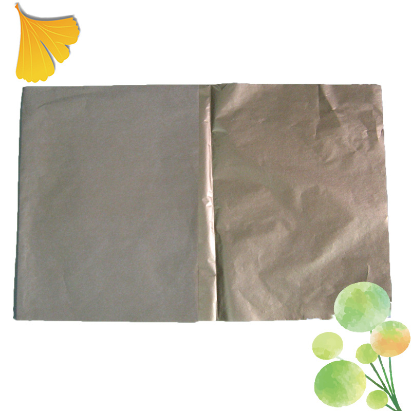 拷贝纸印刷满版红金色礼品包装纸印刷双面logo图案1~8色可印价低