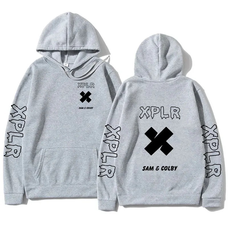 2024 Men Xplr Hoodie Sam y Colby Chainlink Merch Heart Sha