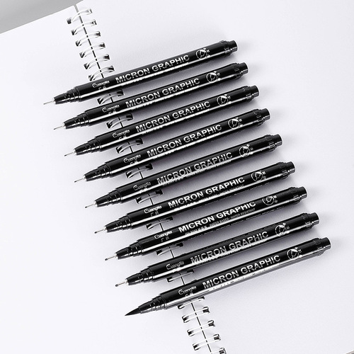 Guangna 8050 needle pen ink pen waterproof quick-drying watercolor sketch animation pen line drawing brush wholesale