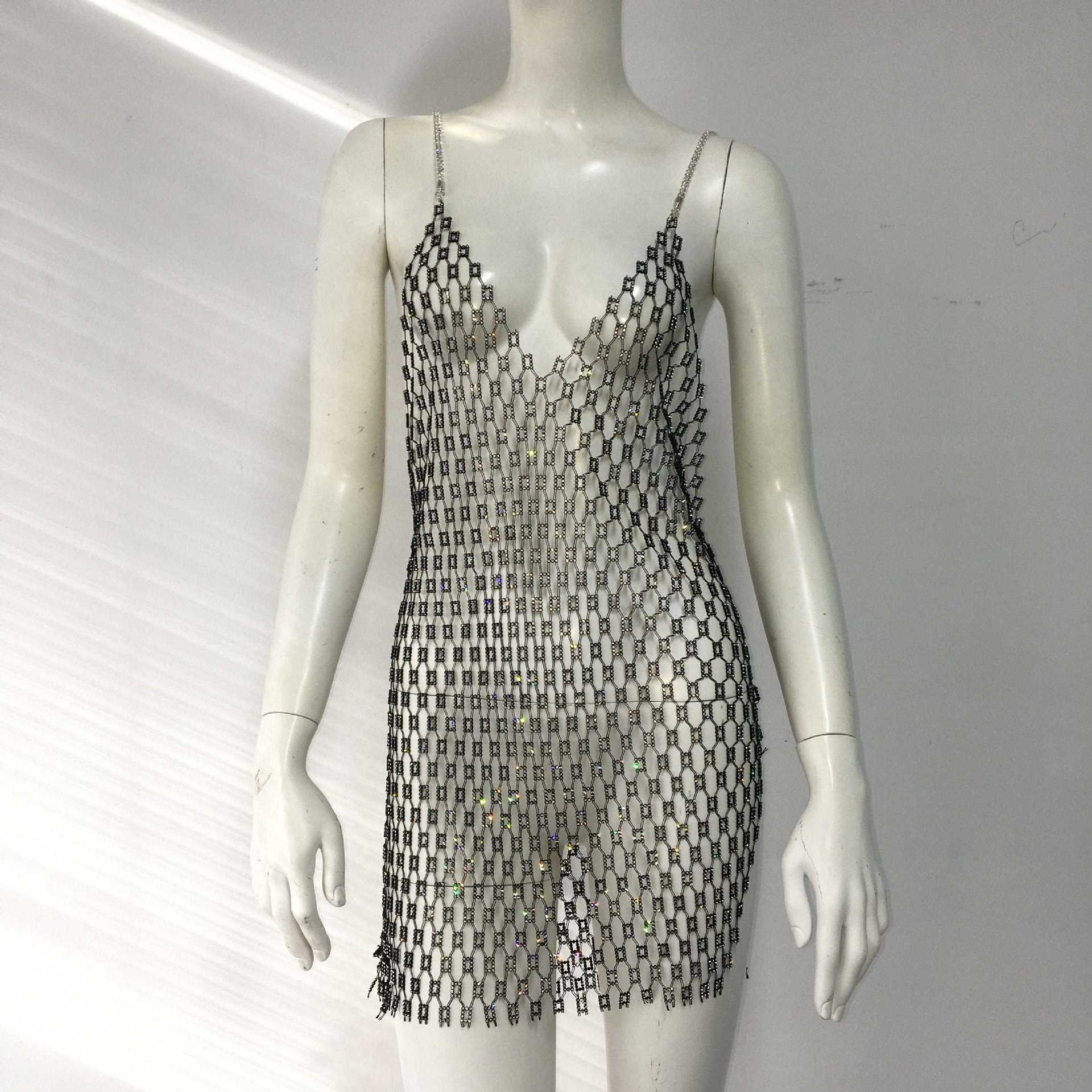 sexy clothes canada Sexy Gray Fishnet Mesh G-String Thong Monokini Women's Swimsuit main image 1