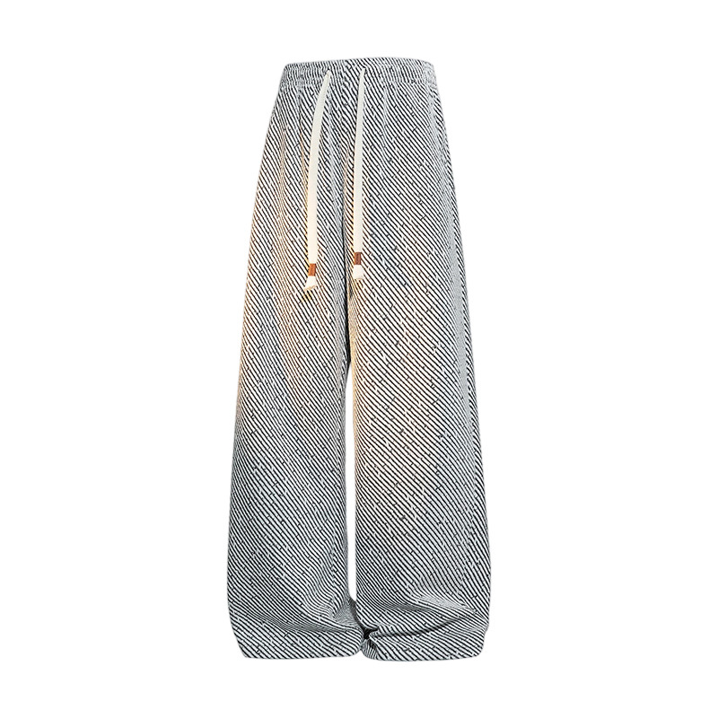Nuevo 25 caño pantalones casuales para hombres sensación de caída cómodos pantalones de protección para hombres holgados estilo de puerto 290g pantalones de moda