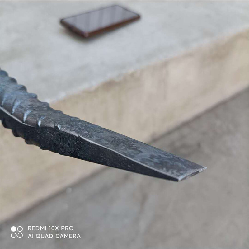 ✅7字形木工撬棒工地拆模撬杠螺纹钢铝膜撬棍两头扁口支持订