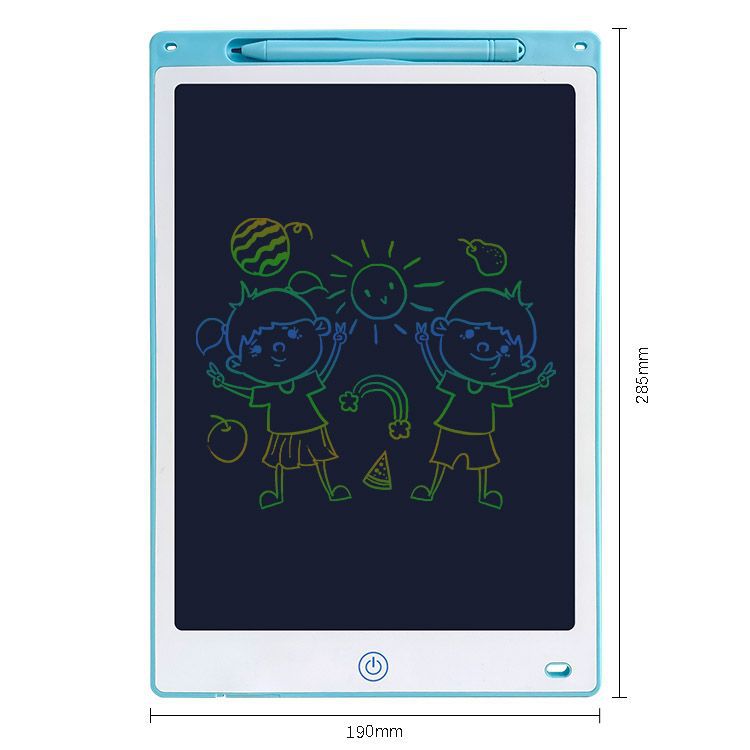 Placa de escritura LCD electrónica pequeña pizarra niños graffiti color dibujo tablero luz energía dibujo tablero color pantalla escritura tablero