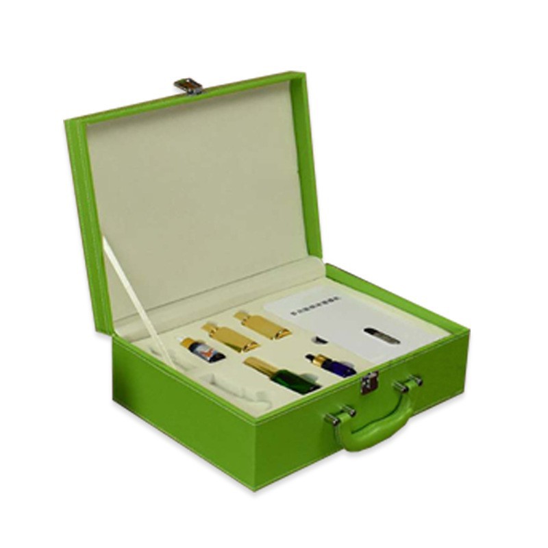 保健品包装皮盒PU皮人参阿胶口服液手提皮箱美容枸杞原液礼品盒