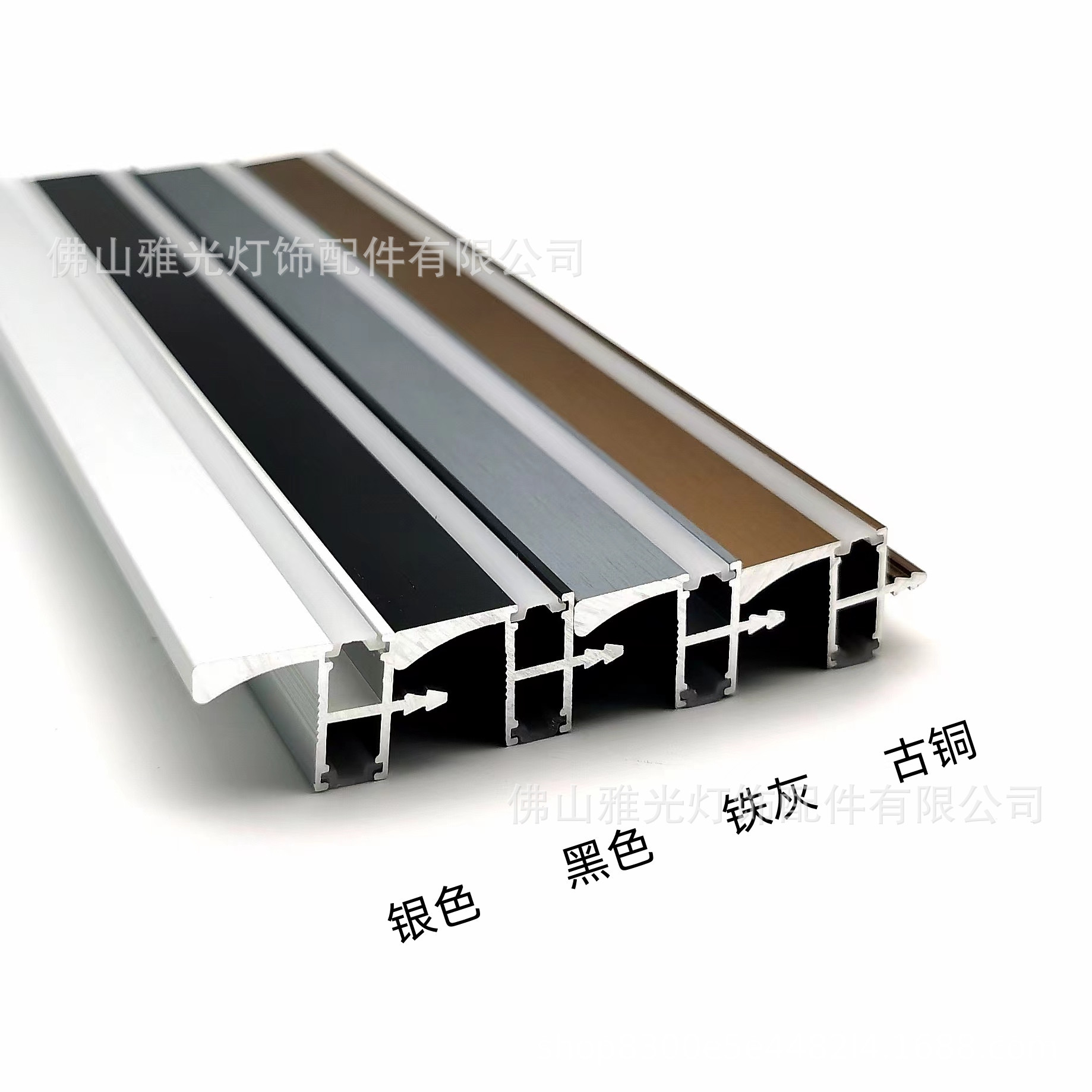 높은 캐비닛 위아래 발광 검정: 3 m/set