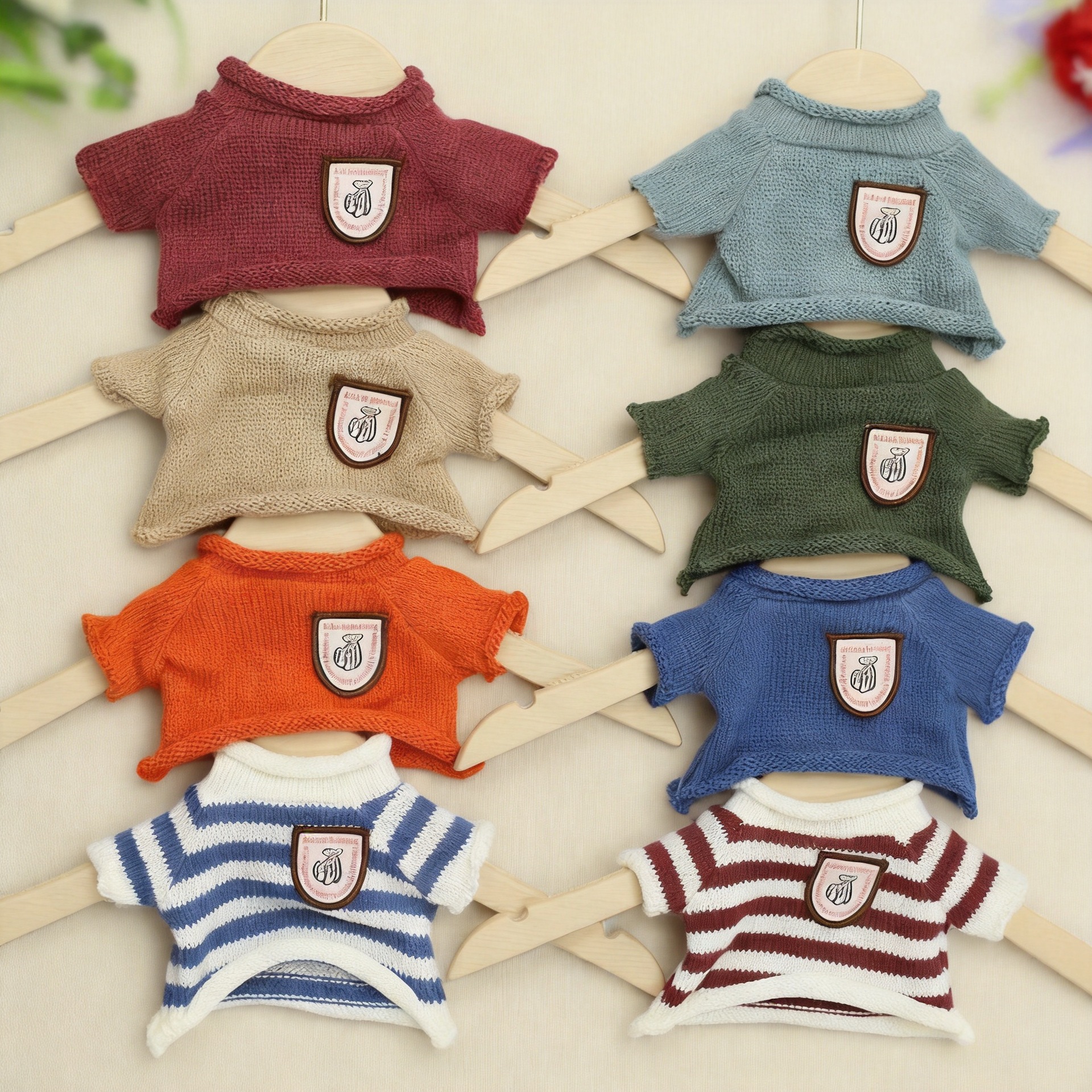 20 - 30CM ropa de bebé muñeca oso mini accesorios de reemplazo suéter mochila muñeca suéter accesorios de reemplazo suéter