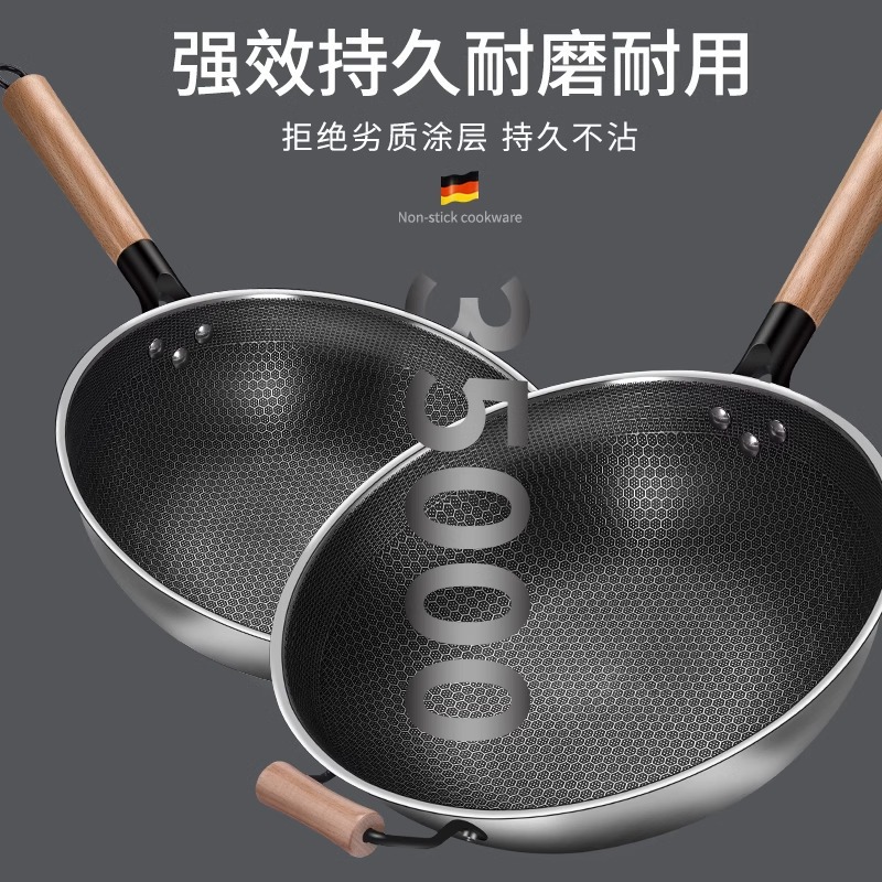 Hoteller de acero inoxidable horno de gas universal para engrosar horno de frita doméstico horno antiadherente con fondo plano horno electromagnético multifuncional