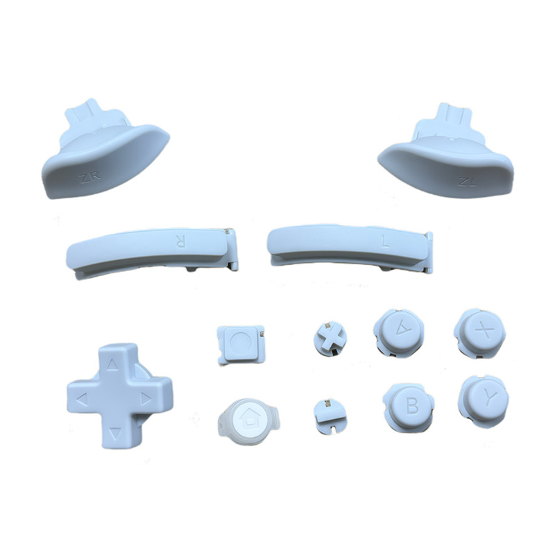 Switch Lite Host Button 13-Piece Set Ns Lite White Cross Key Abxy Zlzrlr Home Key Switch Lite Host Button 13-Piece Set Ns Lite White Cross Key Abxy Zlzrlr Home Key