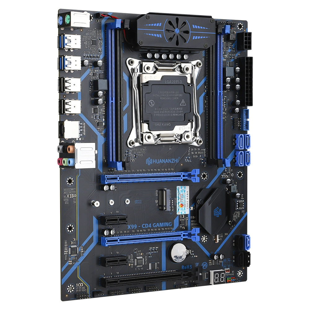 华南金牌 X99-CD4 GAMING motherboard game multi-open rendering studio server desktop computer