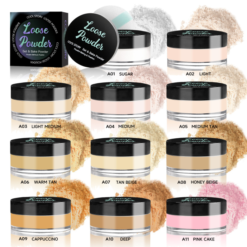 New Product Powder Oil Control Makeup Invisible Pore Concealer Powder Face Modification Repair Powder Lasting Waterproof Sweat Cross-border New Product Powder Oil Control Makeup Invisible Pore Concealer Powder Face Modification Repair Powder Lasting Waterproof Sweat Cross-border