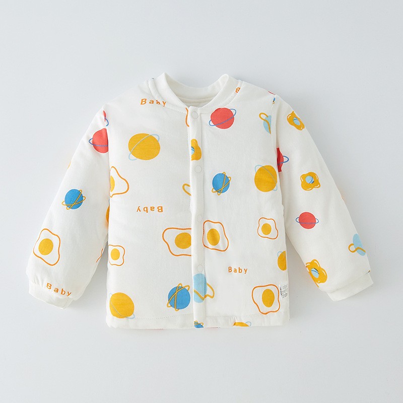 宝宝棉服秋冬装保暖加厚婴儿棉袄男女童棉衣外套夹棉上衣加厚外穿