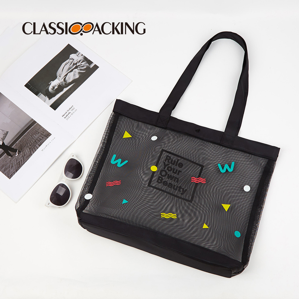 Bolso de malla simple moderno, todo fósforo, tendencia, bolso de mensajero de un solo hombro, bolso de alta capacidad, logotipo impreso