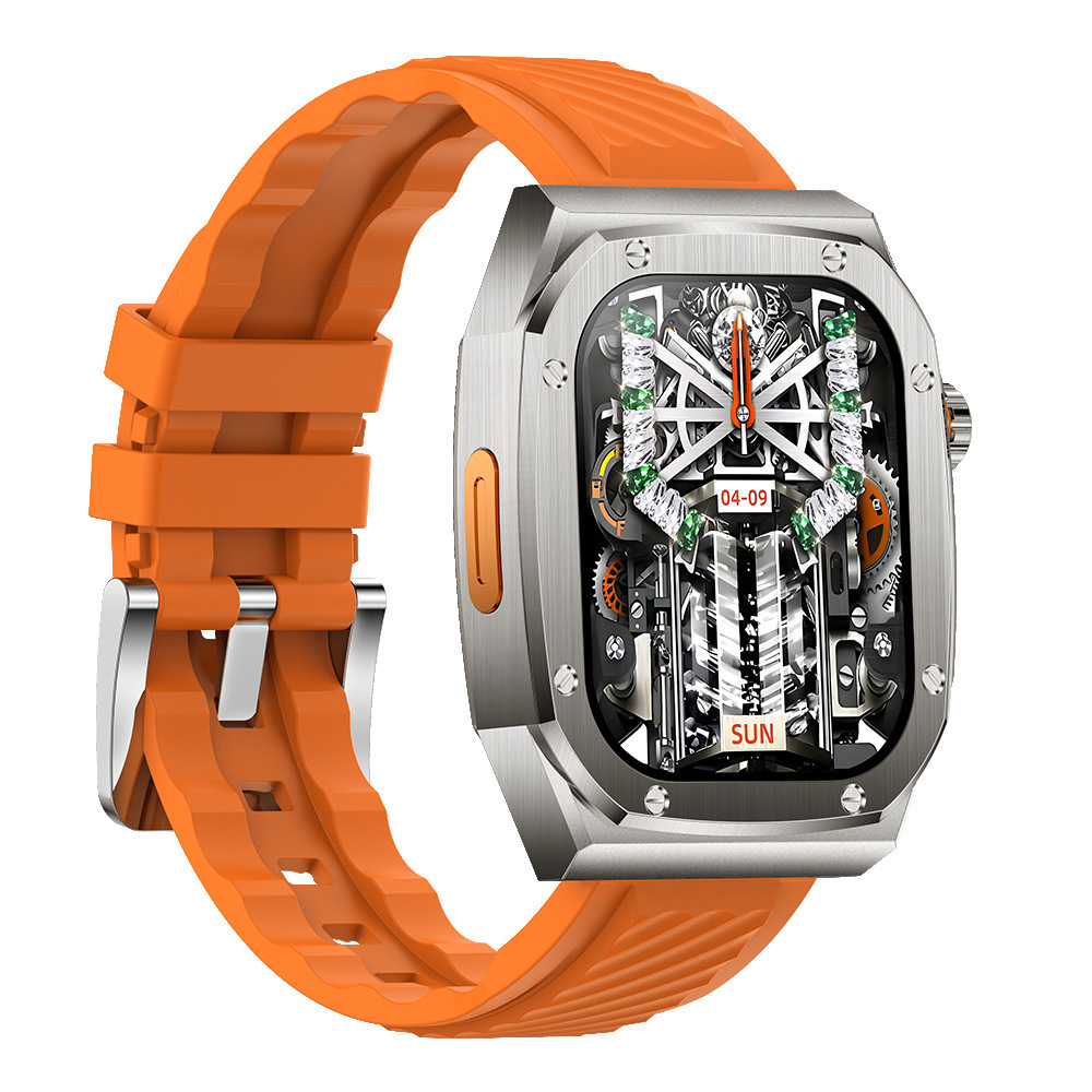 Nuevo modelo privado Z79 Max Huaqiang Norte ultra-larga espera cepillado acero Shell doble correa brújula NFC reloj deportivo